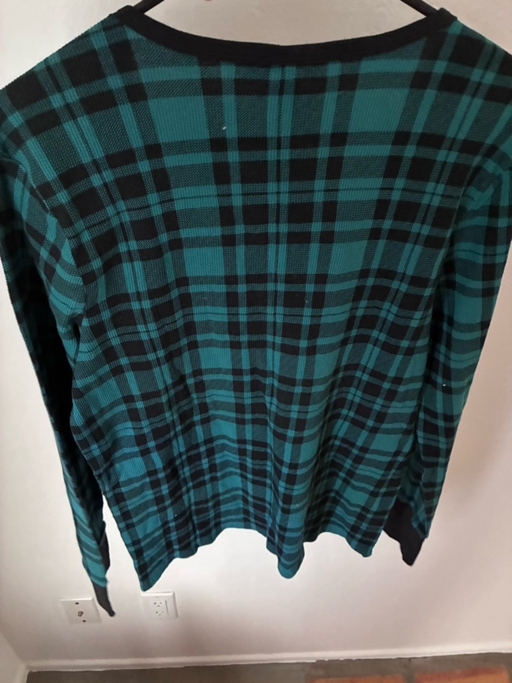 Victoria's Secret Teal and Black Plaid Lounge Set - Picture 5 of 8